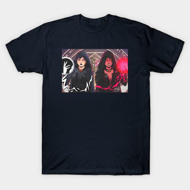 Trigon Raven T-Shirt by Beefbeff Art